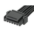 Molex Microlock Plus Cable Black 6 Ckt 100Mm 451110601